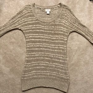 Motherhood maternity cable knit sweater